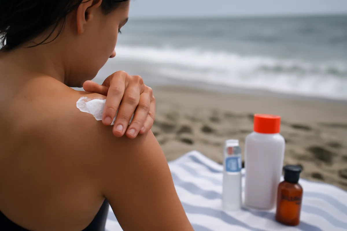 Quels produits de beauté éviter avant l'exposition au soleil selon une pharmacienne ?