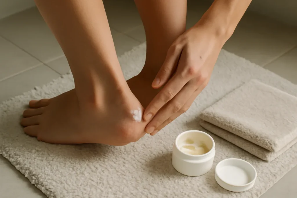 Comment adapter l'hydratation et les soins pour pieds secs et très secs ?