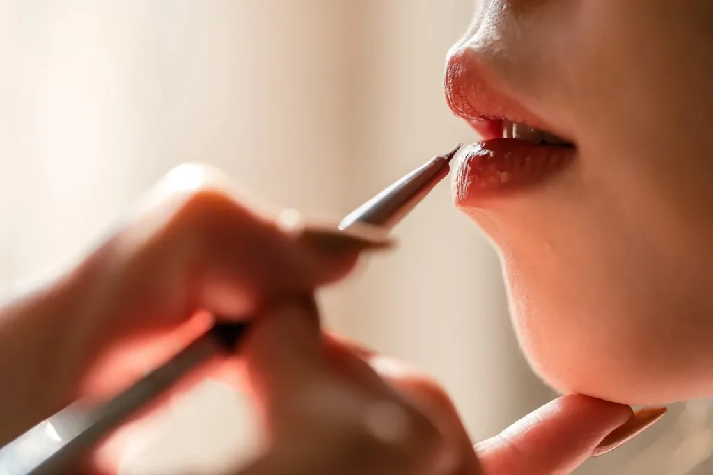 Application d'une crème hydratante apaisante sur une peau après exposition au soleil
