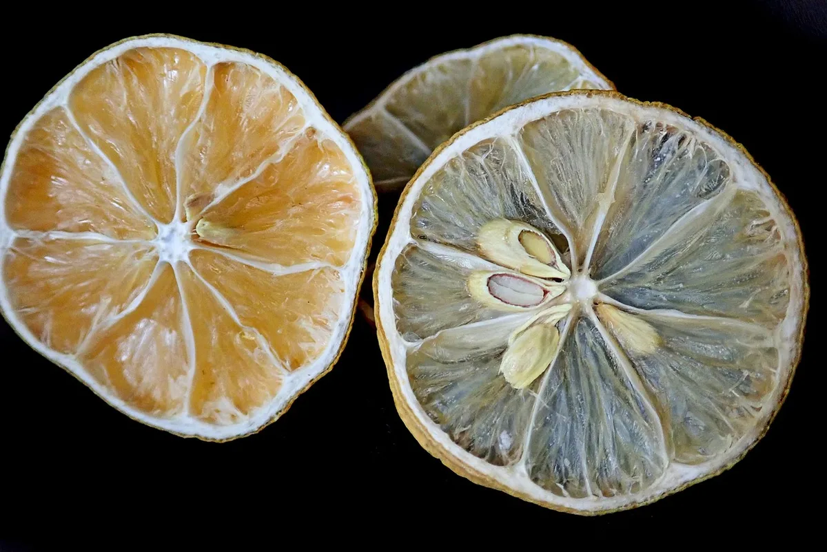 Comparaison visuelle entre peau sèche et peau déshydratée